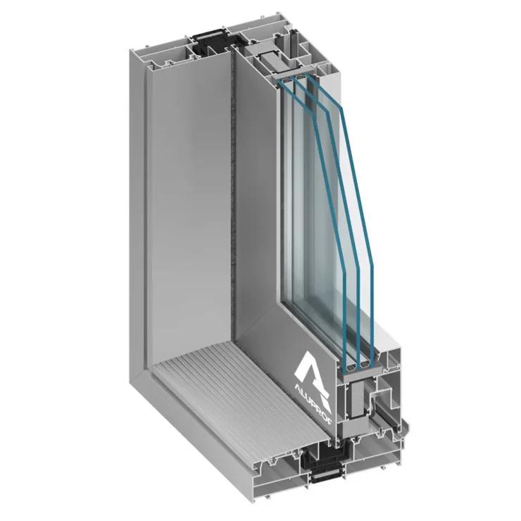 MB 77 HS - porte levante coulissante en aluminium3 m